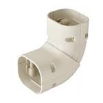 N741-1322 Inaba Denko SCS-77-W | Verstelbare Bocht 45-90° | Wit
